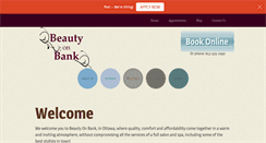 Desktop Screenshot of beautyonbank.com